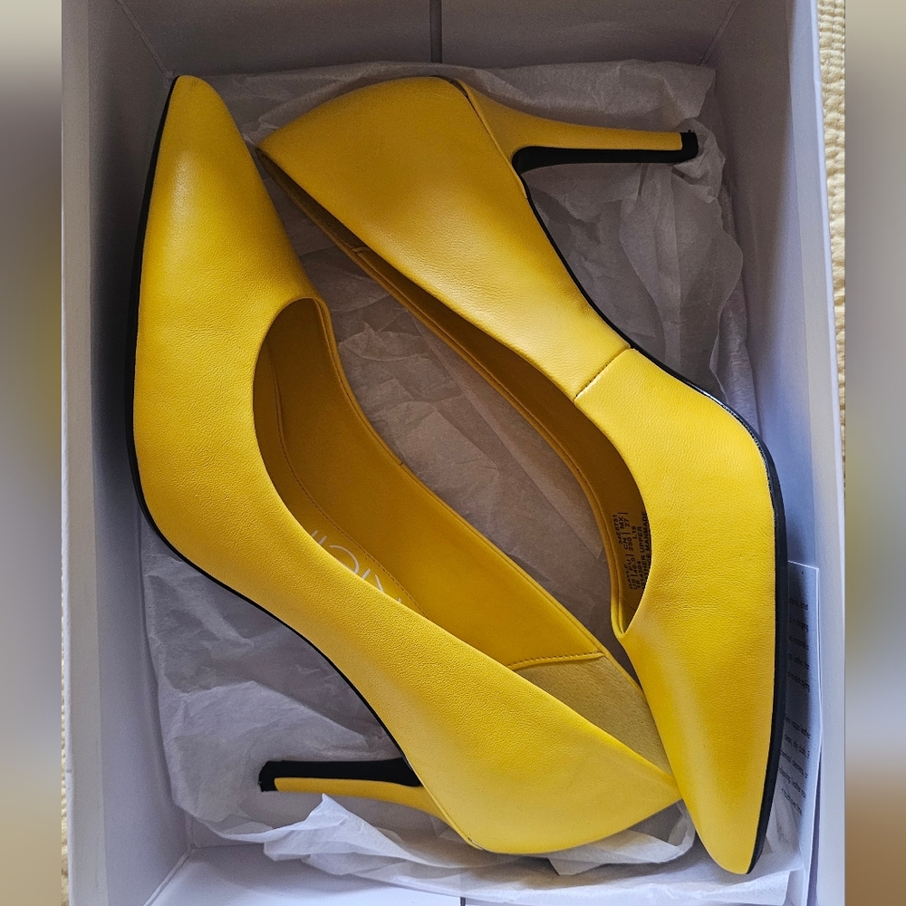 Calvin Klein Yellow Pumps